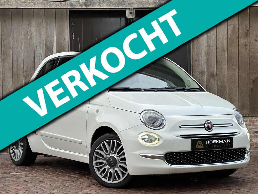 Fiat 500 1.2 Lounge | Leer, Panoramadak, Airco, Navigatie, Cruise, Bluetooth, Spraakbediening, USB/AUX, 16'' 56093754-0.jpg | Hoekman Automotive